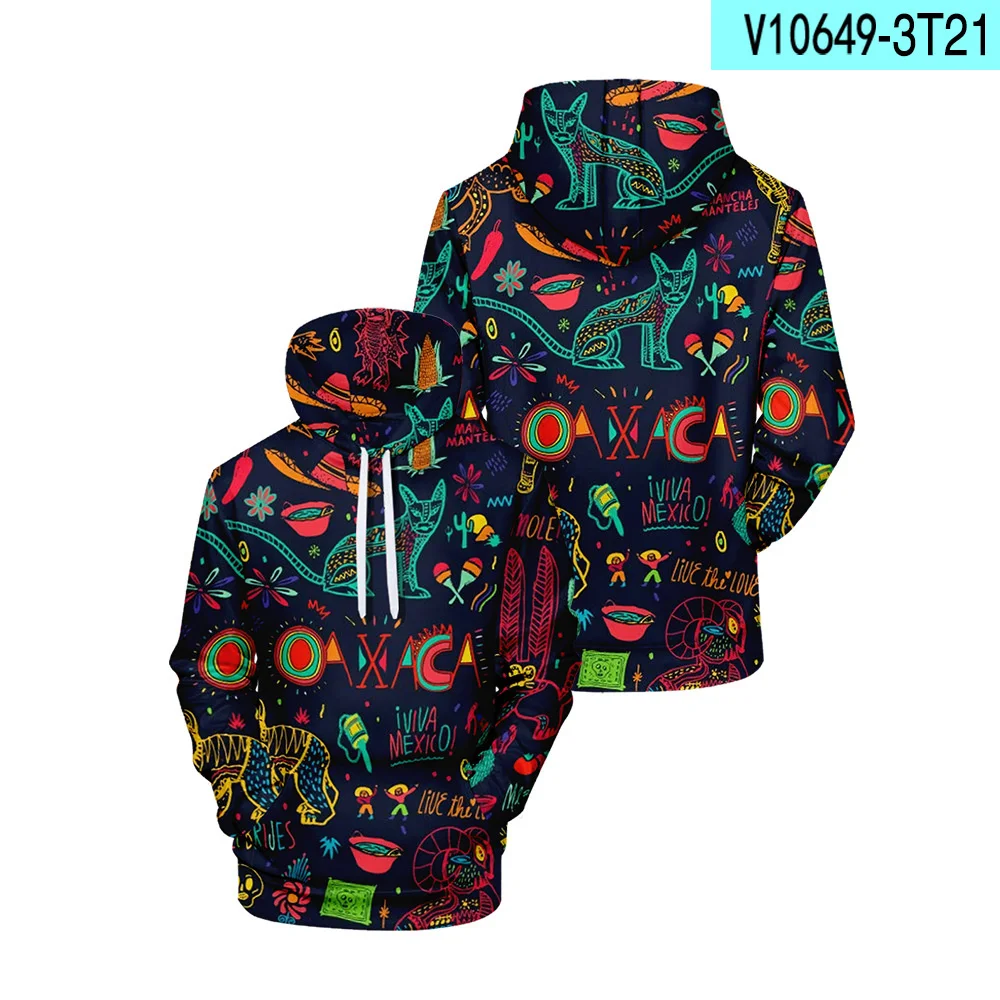 

Men's Halloween Cat Creative Printing Pullover 3D Drawstring Hooded Sweater Hoodie Tops Clothing Plus Size