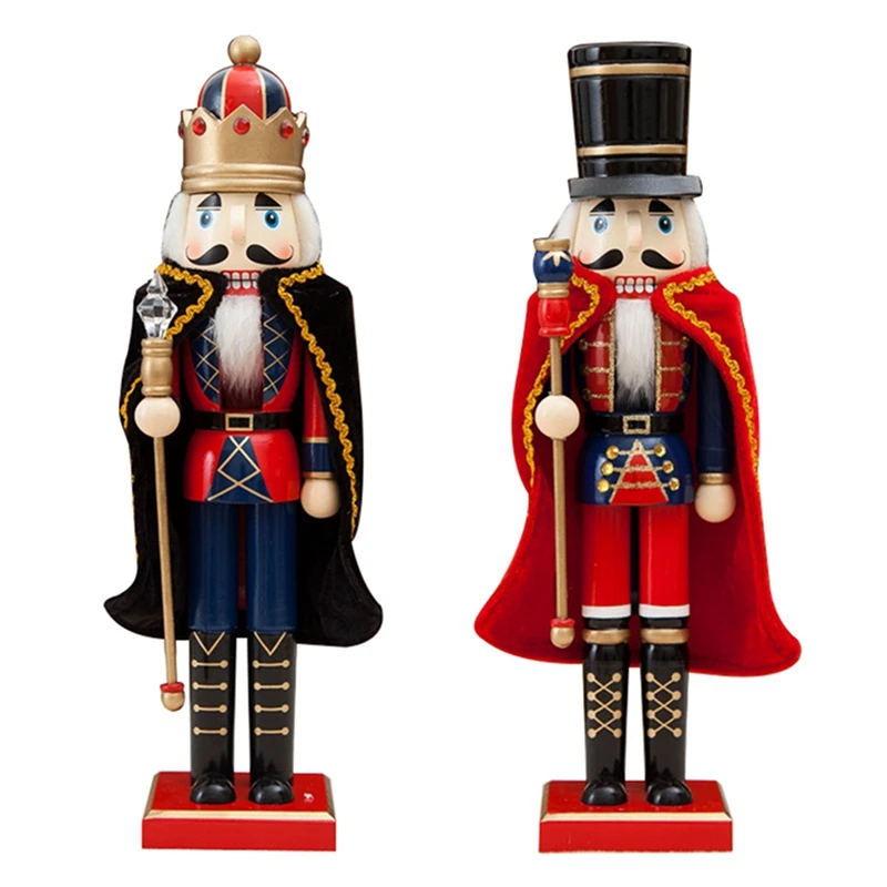 

38cm Nutcracker Puppet Miniatures Christmas Gifts Living Room Table Decorations