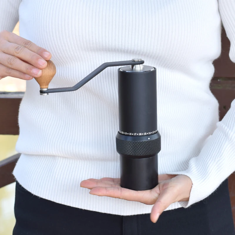 Портативная ручная кофемолка 304 нержавеющая сталь заусенцев кофейная мельница