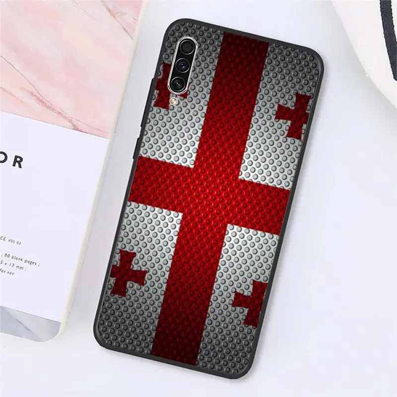 

Georgia flag fahsion design Phone Cases For Samsung galaxy S 9 10 20 A 10 21 30 31 40 50 51 71 s note 20 j 4 2018 plus