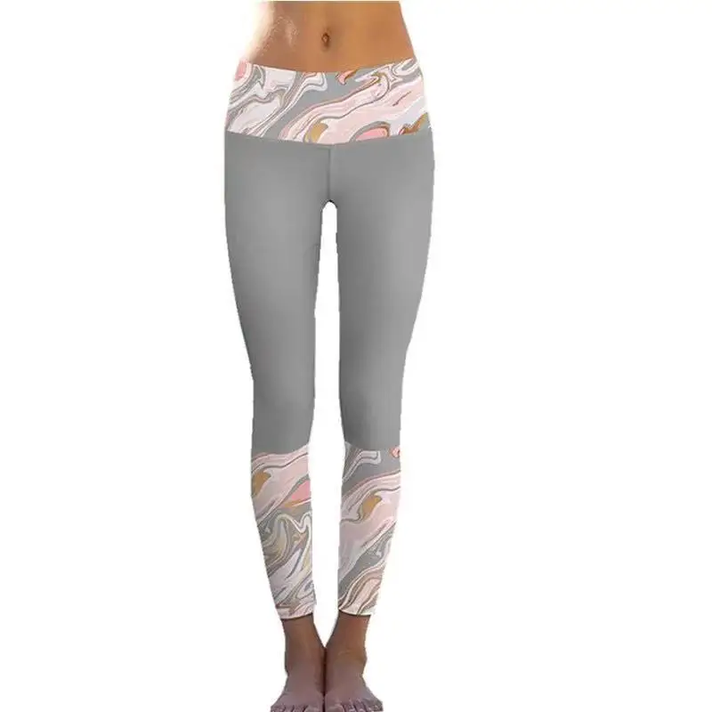 

2021 new product hot sale AliExpress hot sale women's pants yoga pants slim leggings printed trousers