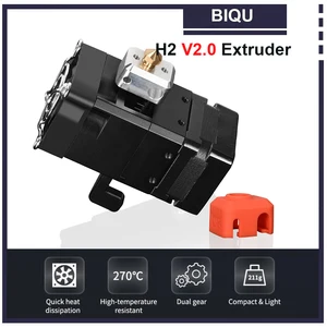 BIQU H2 экструдер прямой двойной привод экструдер ТПУТПЭ 3D принтер детали для BX Ender 3 V2 PRO CR10 DIY VS BMG титановый экструдер