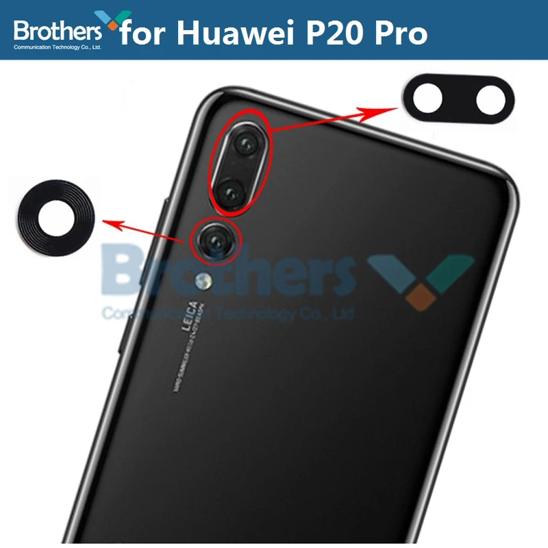 10 комплектов для задней камеры Huawei P20 Pro P20Pro стеклянный объектив HD крышка телефона