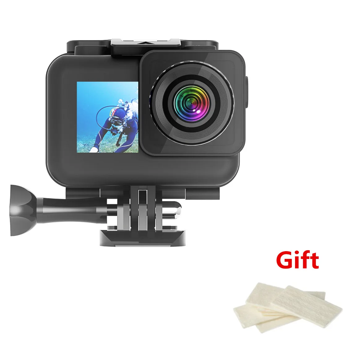 Black 61 м Водонепроницаемый Чехол Набор для Dji Osmo аксессуары для действий Серфинг Дайвинг Подводный корпус коробка для Dji Osmo экшн чехол - Цвет: Black