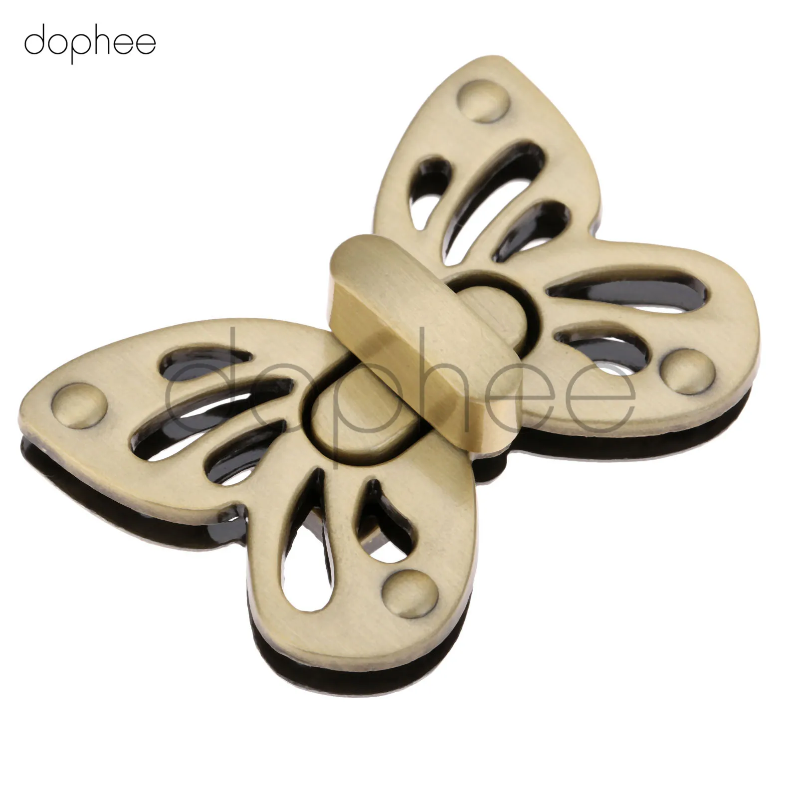 Dophee 1 шт. для женщин с металлической бабочкой DIY застежка Поворотный замок для сумки Сумка Кошелек