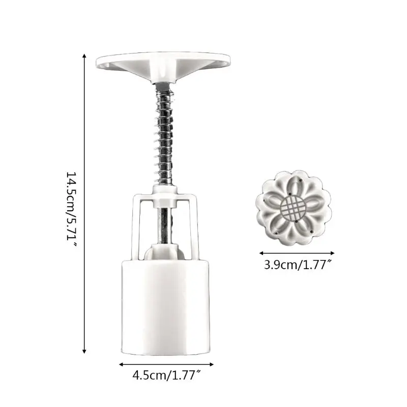 25 г Mooncake бочонок форма с 6 шт цветок штампы Ручной пресс Луна Торт Кондитерские