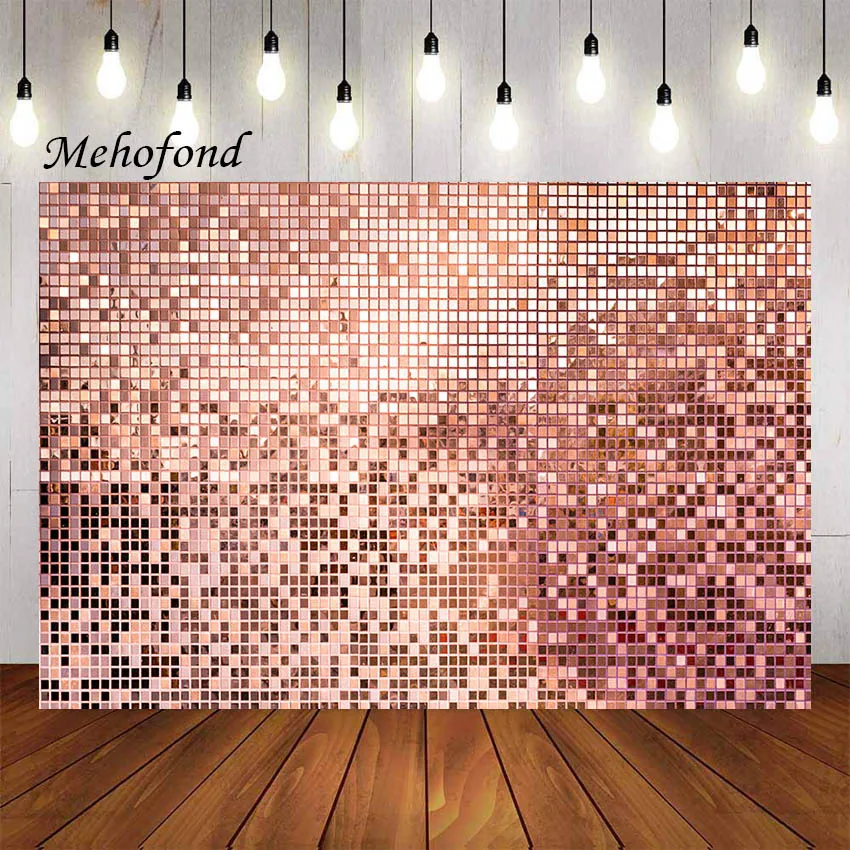 

Mehofond Photography Background Sequins Pink Bokeh Glitter Baby Shower Birthday Party Wedding Portrait Backdrop Photo Studio