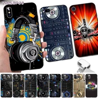 ddj dj music retro bling cute phone case for iphone 13 8 7 6 6s plus x 5s se 2020 xr 11 12 pro xs max