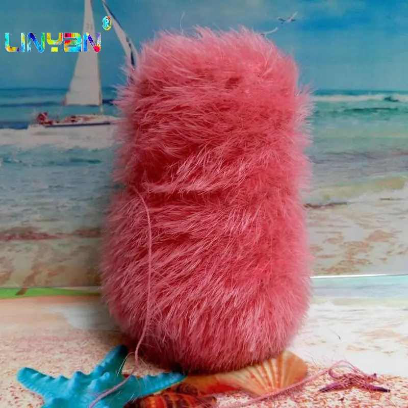 300 г хлопчатобумажная пряжа для вязания крючком ручная нитка из меха белки