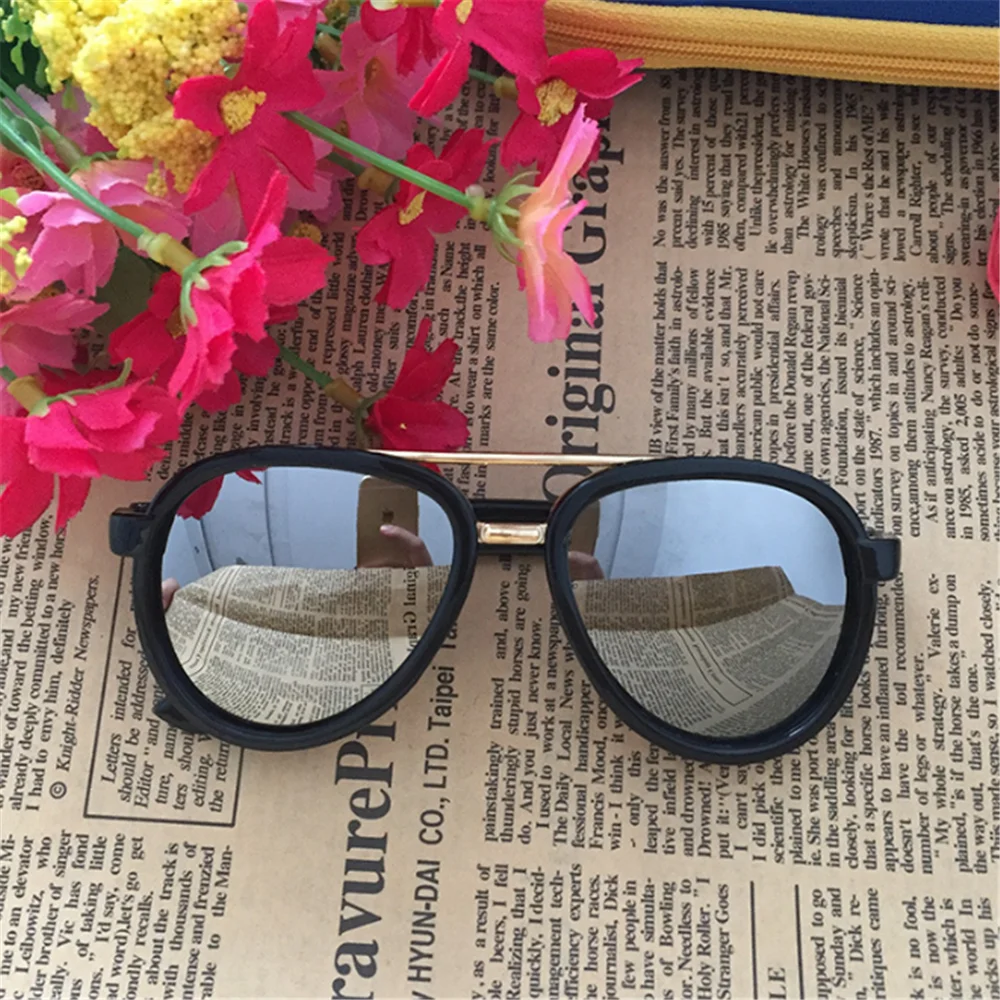 Модные детские солнцезащитные очки Брендовые дизайнерские с защитой от УФ-лучей