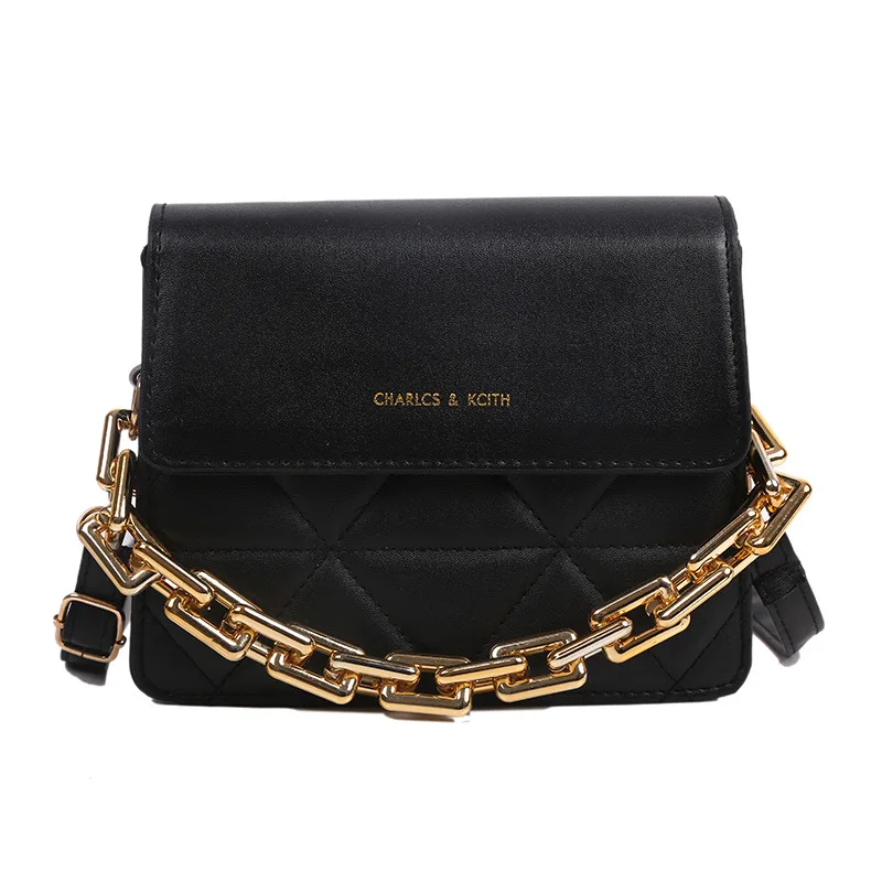 

2021 Diamond Lattice Fashion Lingge Women Shoulder Bag Chain Pure Color PU Female Messenger Bags Phone Cosmetics Ladies Handbag