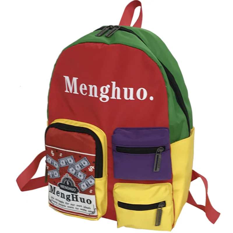 Дизайнерский уличный рюкзак Pat Ins женский для студентов в студенческом городском