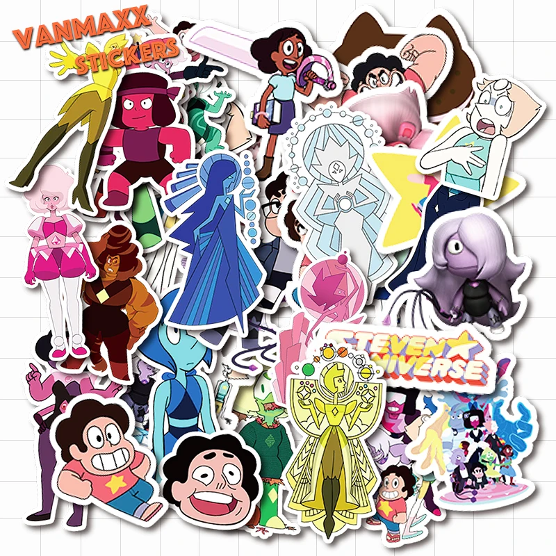 VANMAXX 50 шт в наборе Steven Universe футболка с декором виде Водонепроницаемый ПВХ