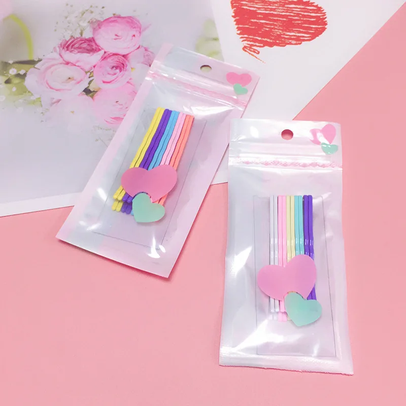 

10PCS/LOT Fashion Women Solid Metal Wild girl candy color clip Barrettes Female Elegant Headbands Hair Clips Lady Hairpins Hair