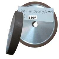 80x10x10hx4w 150 diamond grinding wheel for sharpening carbide toolsresin grinding wheelflat grinding wheel