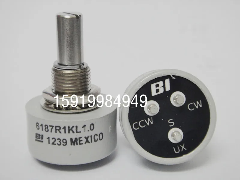 Оригинальный импортный проводящий пластиковый потенциометр 6187R 1K L1.0 6187R1KL1.0 360