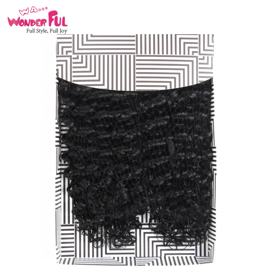 Малазийские кудрявые вьющиеся волнистые волосы 4 пучка 190 г/упак. Remy человеческие