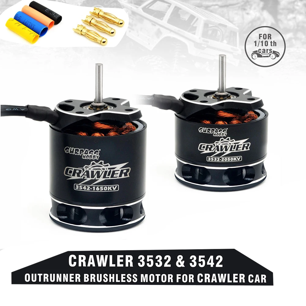 

Безщеточный двигатель Surpass Hobby 3532 3542, внешний роутер для Axial SCX10 TRX-4 Tamiya 1/10 1/12, Радиоуправляемый автомобиль, для скалолазания