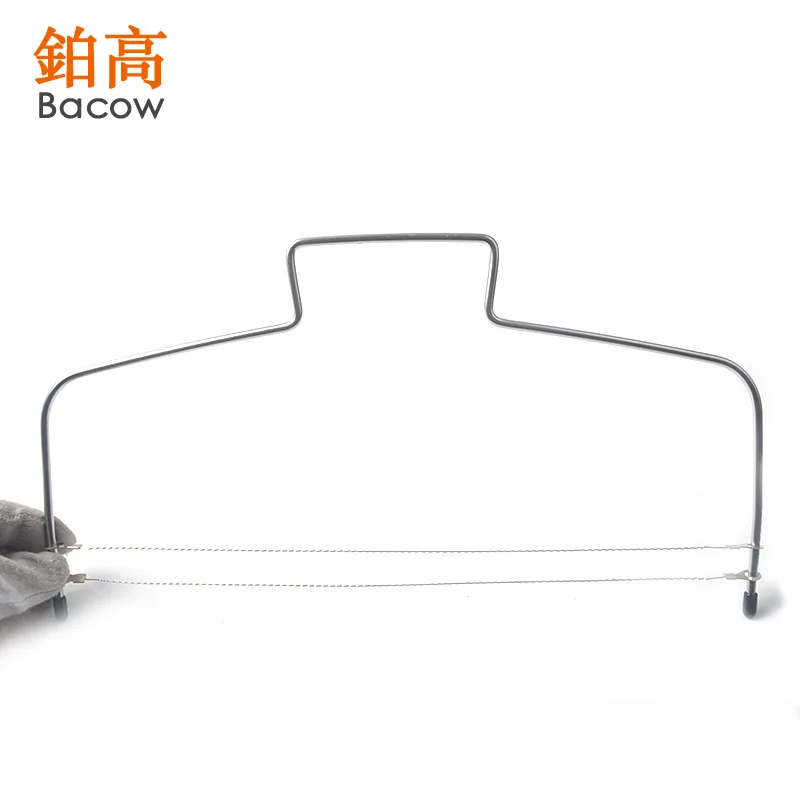 Один двойной резки проволоки из нержавеющей стали сэндвич торт пила резак для