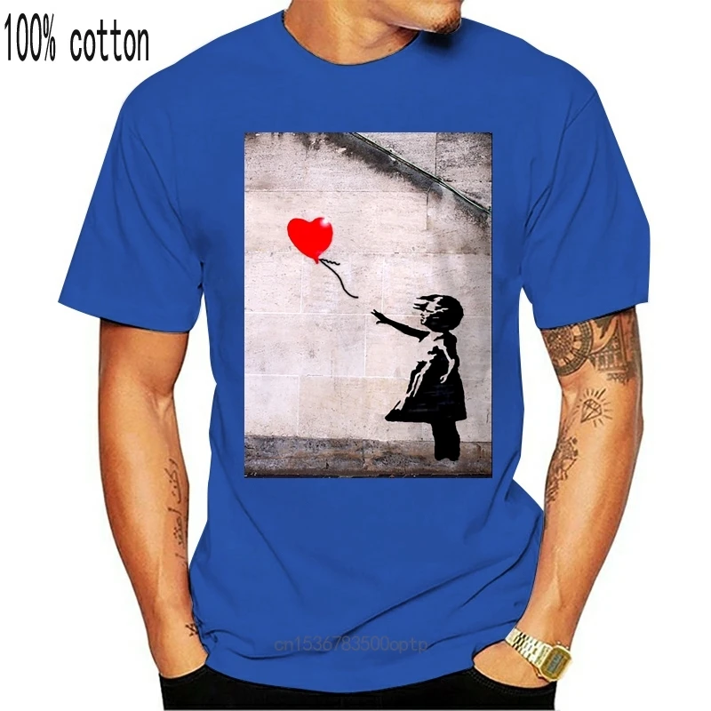 

New Banksy , Hope Custom Design Print For Men Women Cotton 2021 Cool Tee T shirt Big Size 6xl Banksy Banksy Art Graffiti