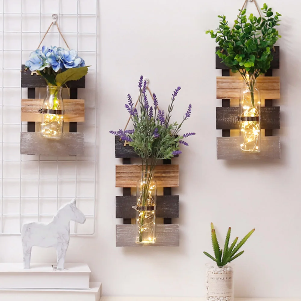 Креативная стеклянная ваза для гидропонных растений пасторальные украшения