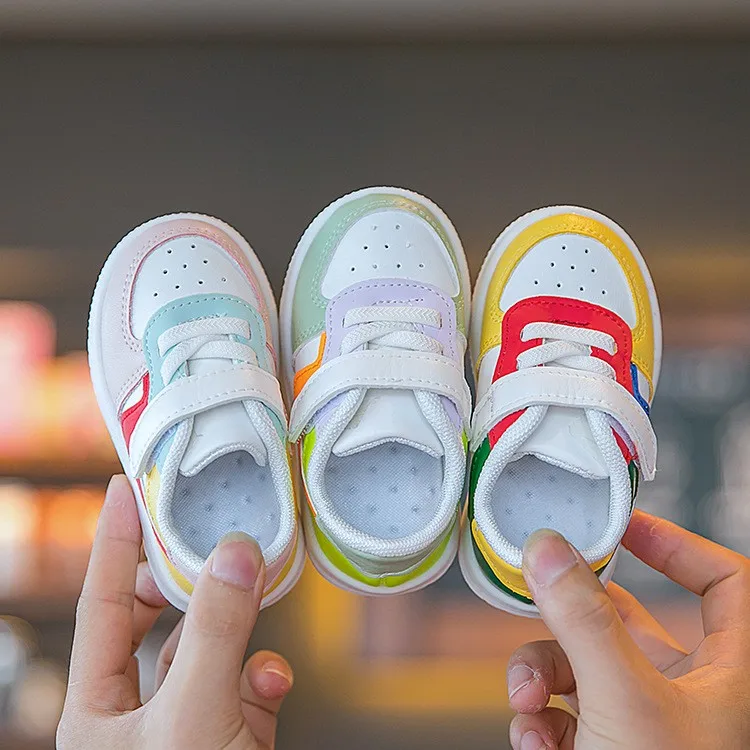 

Baby Toddler Shoes Children Sports Shoes For Boy Girl Baby Leather Flats Kids Sneakers Fashion Non-slip Casual Infant Soft Shoes