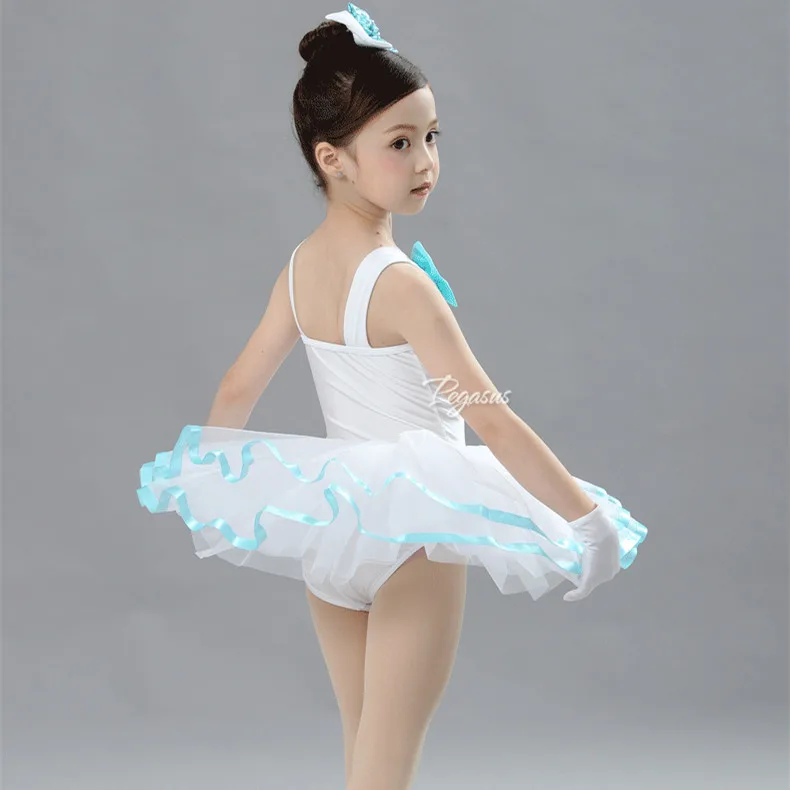 Танцевальное платье для девочек H2684 детское милое пачка с лебедем и озером