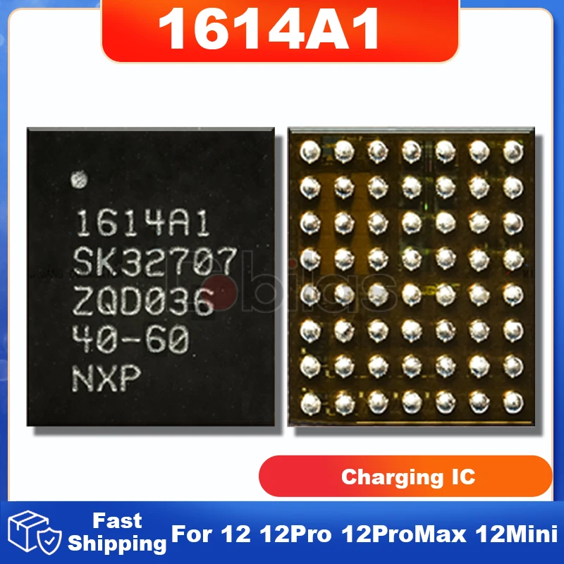 

10 шт. 1614A1 U2 для iPhone 12 12Pro 12 Pro Max 12Mini USB зарядное устройство, Зарядка IC BGA, интегральные схемы, детали, чип микросхем