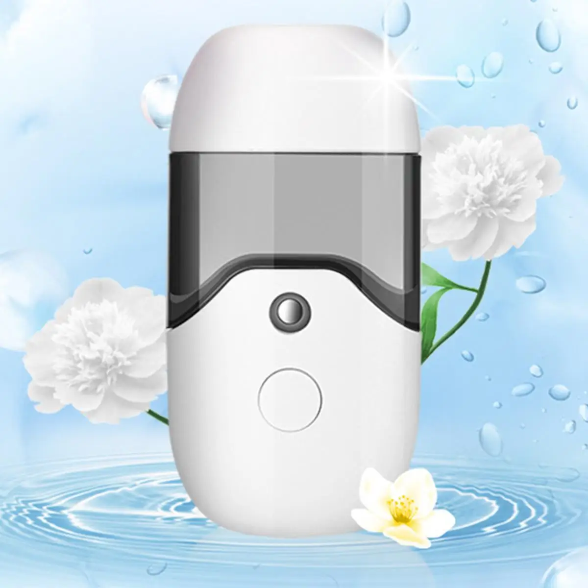 

50ml Nano Mini Spray Facial Mist USB Humidifier Rechargeable Nebulizer Moisturize Dry Skin Soothe Irritated Skin Care Tools