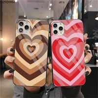 latte love coffee heart phone case tempered glass for iphone 12 pro max mini 11 pro xr xs max 8 x 7 6s 6 plus se 2020 cover