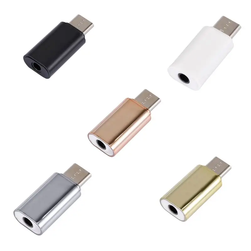 Мини Портативный USB C Type штекер на 3 5 мм гнездо для наушников аудио адаптер стерео