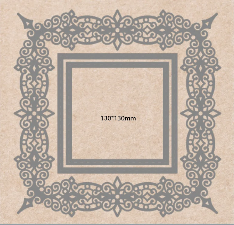 

Металлические штампы для вырезания, форма для квадратной резки, форма для карточек, скрапбукинга, бумаги, рукоделия, нож, форма, лезвие, дыро...