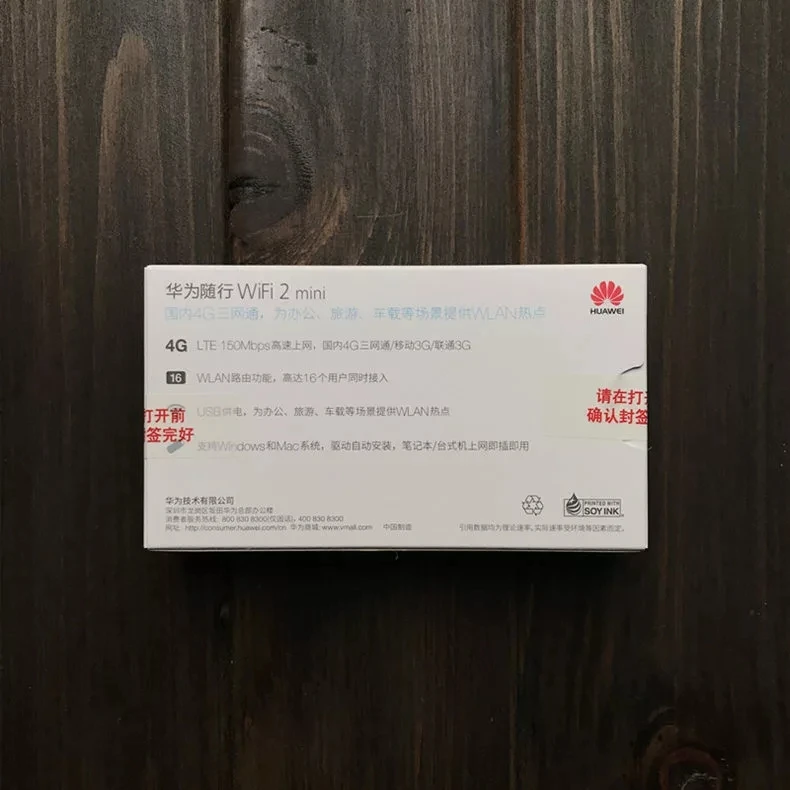 Unlocked Huawei E8372h-155 USB WiFi Modem 4G 150Mbps LTE FDD Band 1/3/5/7/8/20 TDD Band 38/40/41 3G Mobile USB Dongle