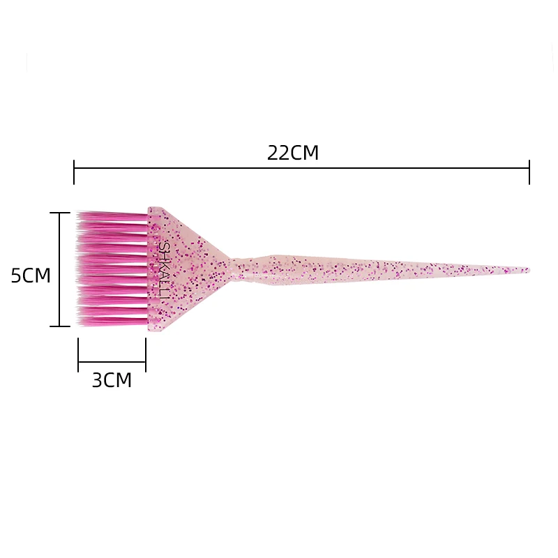 

Professional hair color wide brush features a colorful blend of ultra-soft feather bristles ,Perfect tools for coloring in style