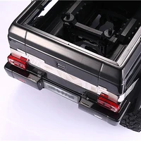 2pcs rear bumper trunk pedal decoration sheet for 110 traxxas trx4 g500 trx6 g63 benz rc car accessories