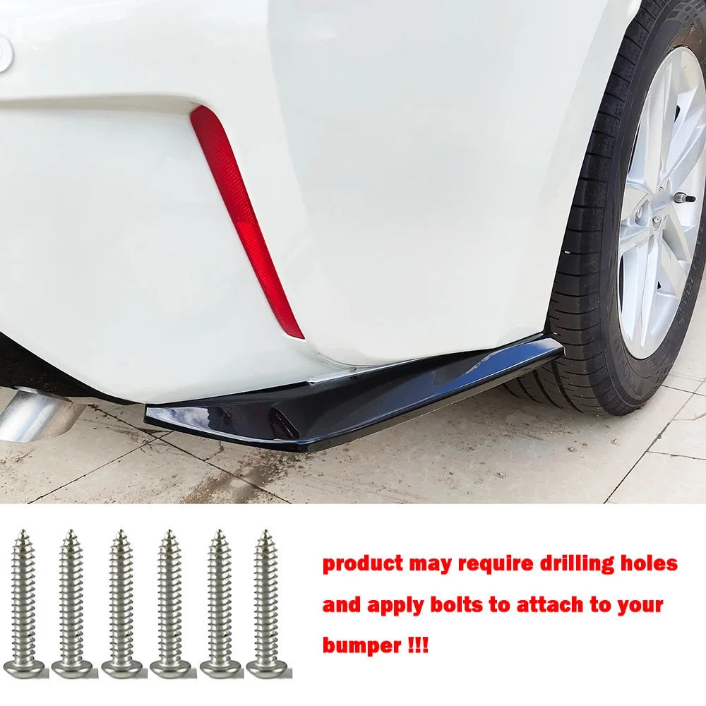 2 шт. автомобильный универсальный задний бампер угловой диффузор разветвитель