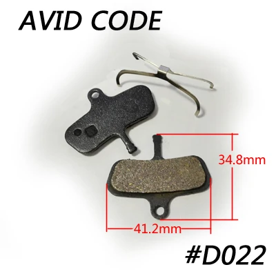 D022 Catazer 4 пары полуметаллические MTB велосипедные дисковые тормозные колодки для велоспорта SHIMANO0 AVID HAYES TEKTRO Magura Formula - Цвет: D022