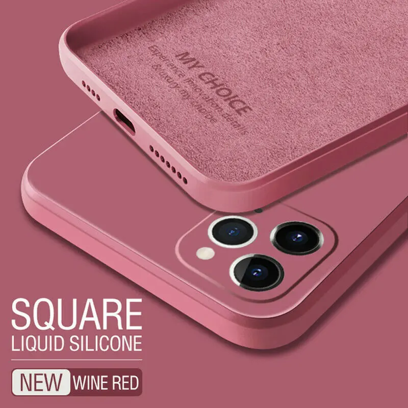 

Soft Silicone Shockproof Lens Full Protection Case For iPhone 13 12 Mini 11 Pro Max X XS MAX XR 7 8 6 6S PLUS SE 2020 Back Cover