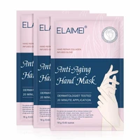 elaimei 2pcs moisturizing hand mask silk skiing improves dry exfoliating remove dead skin winter hydrating hand care tslm2
