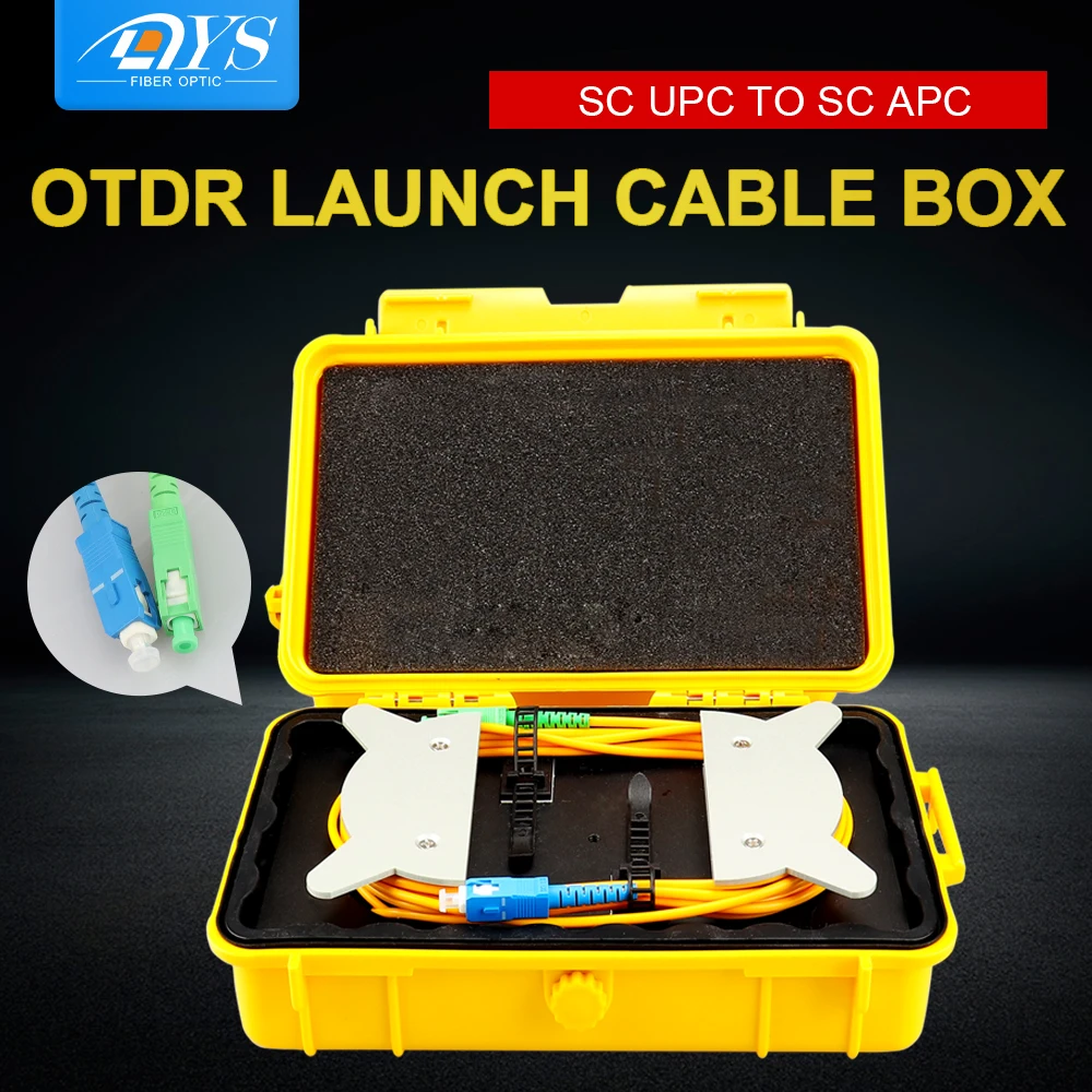 SC/UPC SC/APC odr Dead Zone Eliminator оптоволоконный OTDR Launch Cable Box отражатель SM 1310/1550