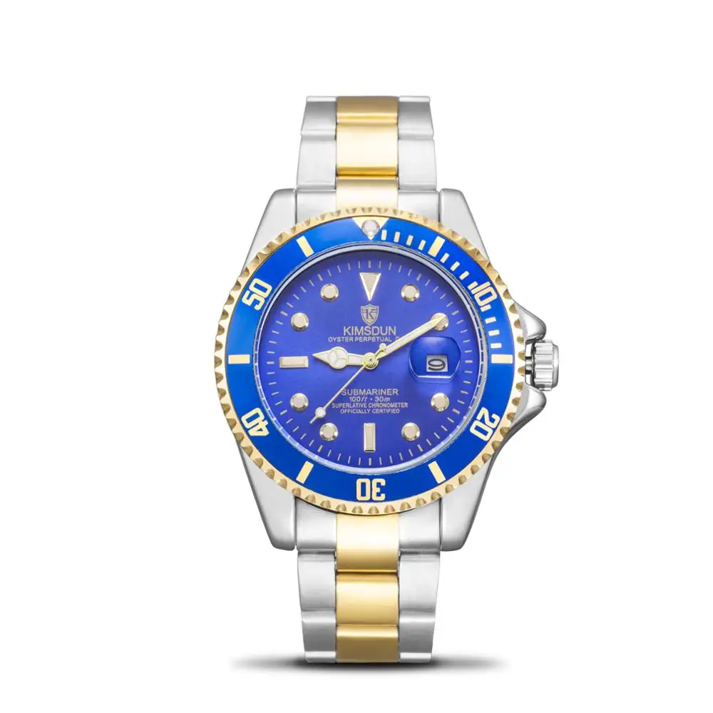 Часы наручные KIMSDUN Мужские кварцевые роскошные модные классические