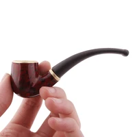 10pcslot mini resin tobacco pipe smoking pipe gift grinder smoke mouthpiece mens tobacco pipes accessories