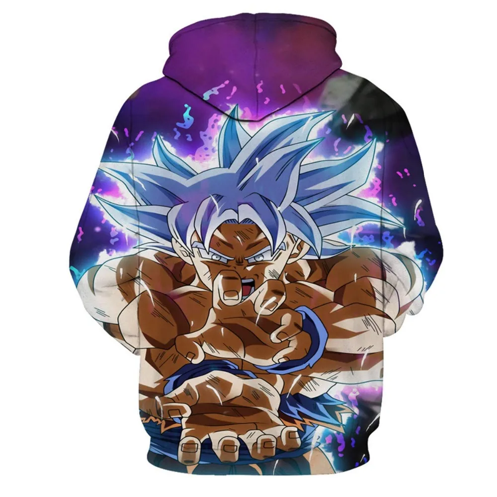 Дизайн Dragon Ball Z 3D толстовки для мужчин/женщин пуловеры толстовки сильный Гоку печати мужской с капюшоном спортивные костюмы с капюшоном