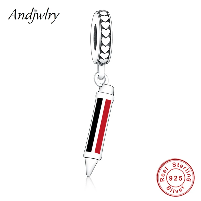 

925 пробы серебро карандаш на крючках, очаровательный, подрходит к оригиналу, соответственные Европейской Пандоре обаятельные Браслеты Куло...