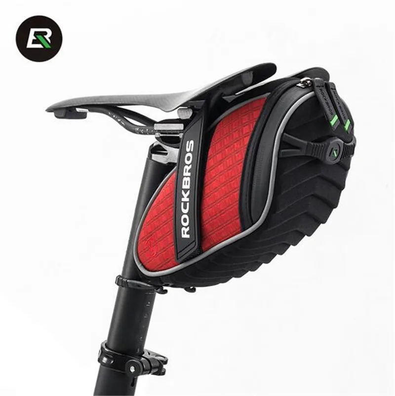 Водонепроницаемая Велосумка ROCKBROS 3D-чехол светоотражающая задняя Сумка на седло