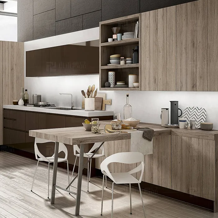 Австралийский стандарт современный деревянный Меламиновый кухонный шкаф|modern kitchen furniture|kitchen cabinet modernlacquer |