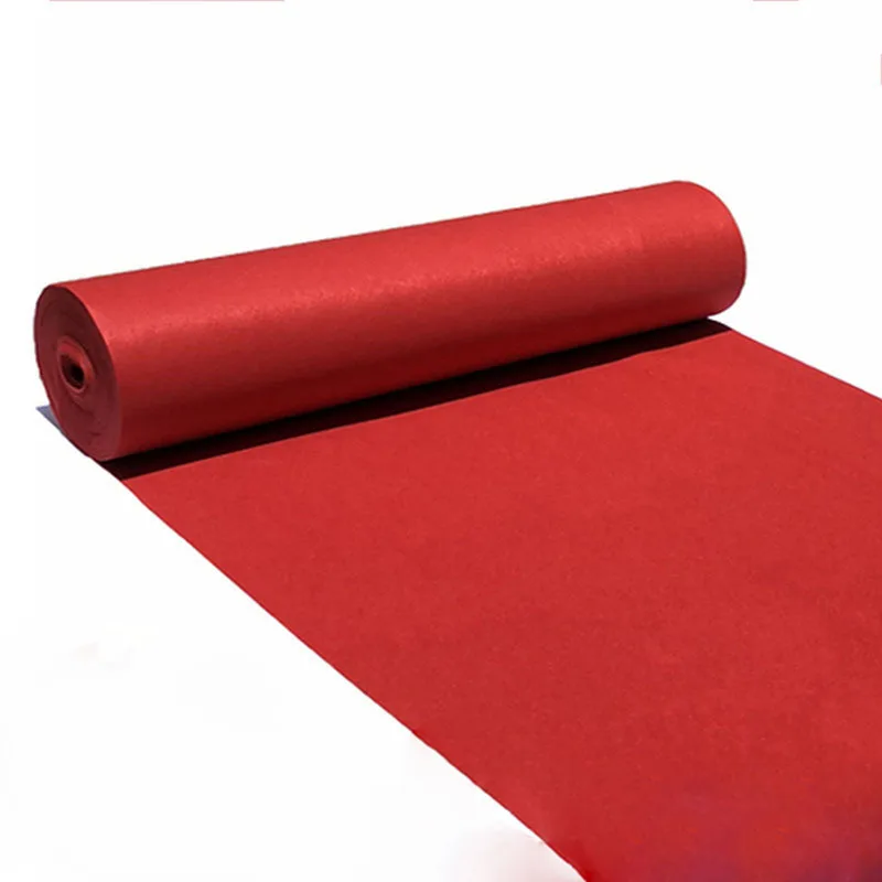 

Wedding Aisle Runner Carpet Decoration Party Award Ceremony Non-woven Wedding Carpet Non-slip Long Wedding Aisle Runner Carpet