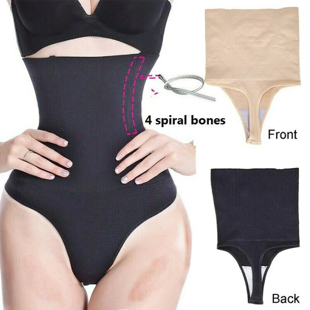 

Womens High Waist Panties Thong Body Shaper Tummy Control Slimming Shape Panties shaper slimming woman body sexy lingerie Corset