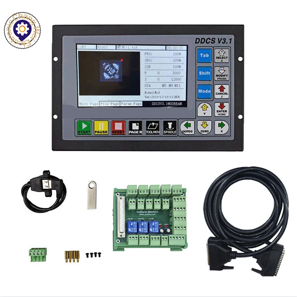 Новый обновленный автономный ЧПУ контроллер движения DDCSV3.1 с 3 /4 осями