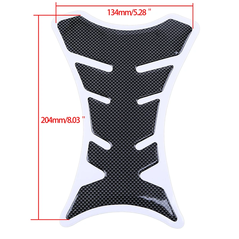 

3D Carbon Fiber Fishbone Stickers Car Motorcycle Tank Pad Tankpad Protector For Motorcycle Universal Fishbone